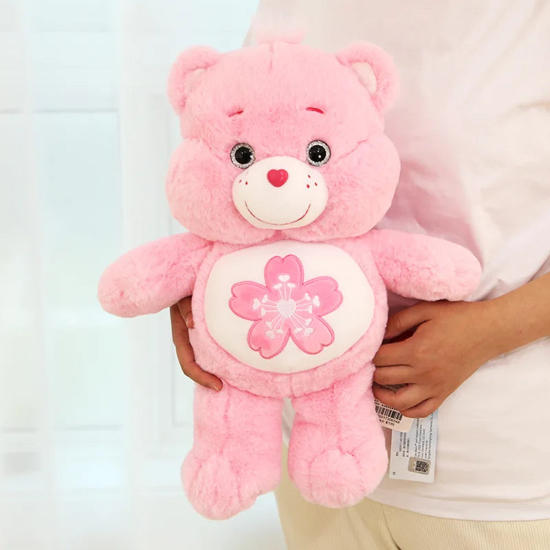 Care Bears Kawaii Plush Toys — 22/33/45cm Pink Sakura Soft Stuffed Cartoon Bears, Cute Gift for Girls & Boys