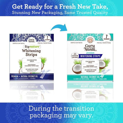 Whitening Strips 7-Day Treatment - Enamel-Safe Teeth Whitening Strips for Sensitive Teeth