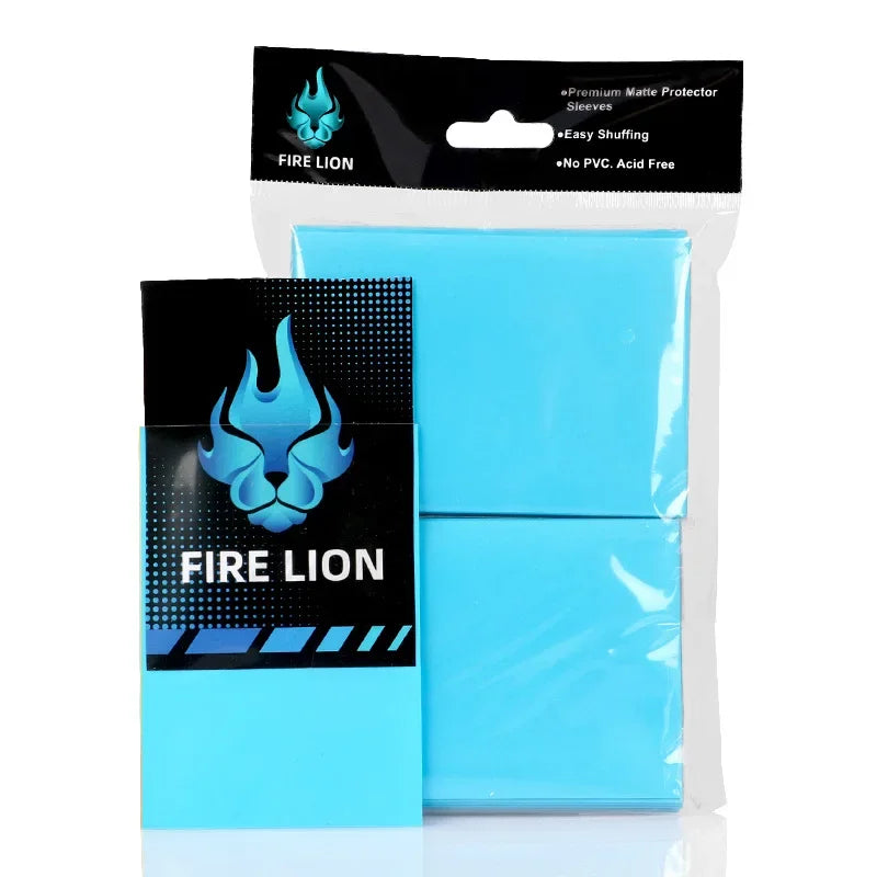 100pcs Trading Card Sleeves - 66x91mm Matte Deck Protectors for Standard Collectible Cards