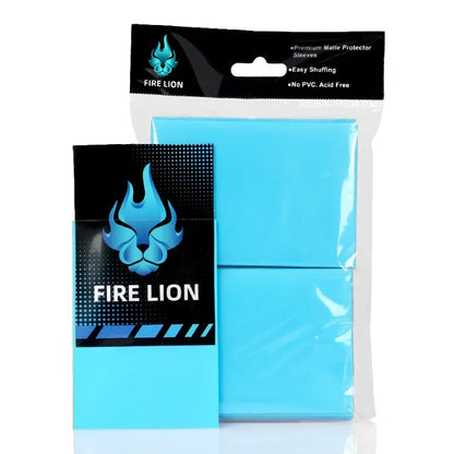 100pcs Trading Card Sleeves - 66x91mm Matte Deck Protectors for Standard Collectible Cards