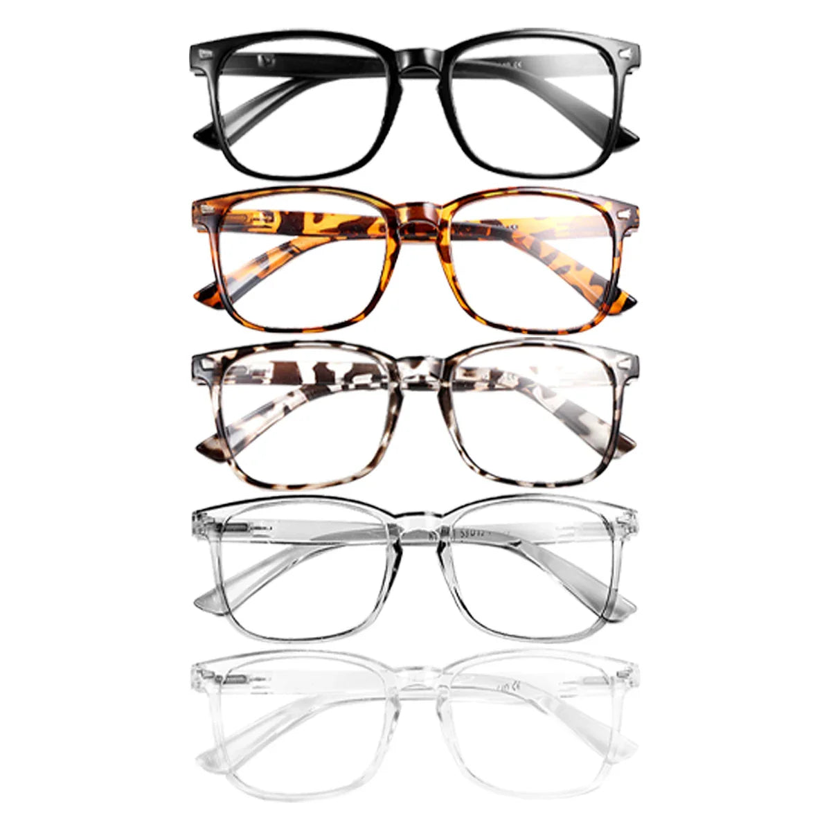 Auto-Focus Reading Glasses – Lightweight PC Frame Unisex Eyewear | Multi-Pack (1–5) Computer & Reading Vision Glasses, Ideal Gift Choice