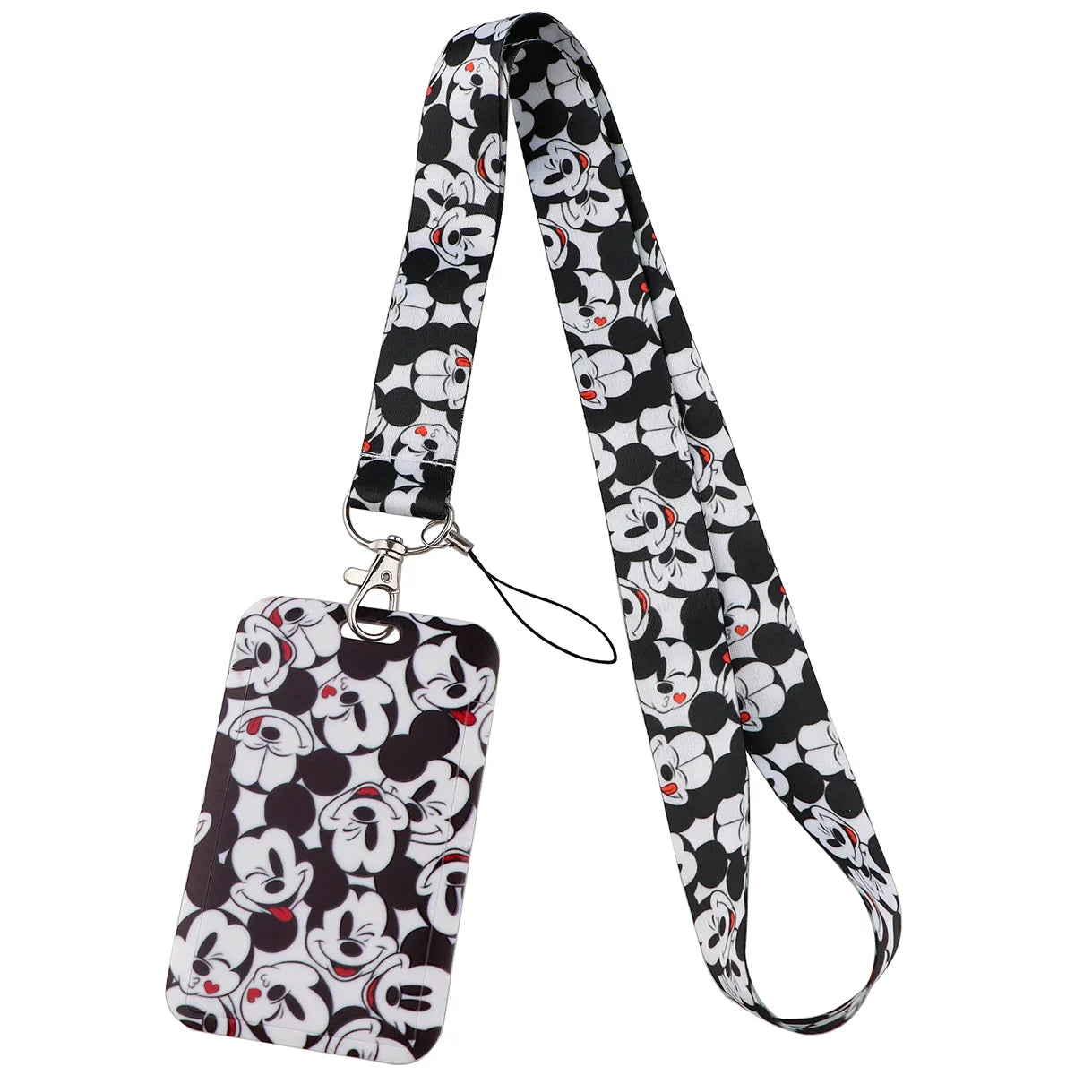 Cartoon Stitch Credential Holder Lanyard – Cute Neck Strap for Keychain, Pass & Credit Card Holder Accessories