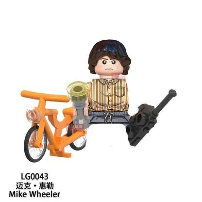 The Terrible Movie Upside-Down Model Building Block Set – Dustin, Mike, Lucas & Eleven Action Figures Toy for Kids