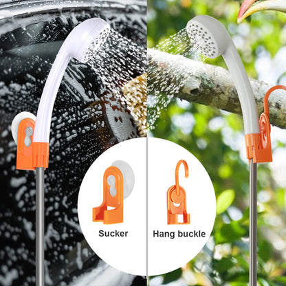 2023 Portable Electric Camping Shower – 4400mAh USB Rechargeable, 2 Flow Modes with Battery Display, 8.2ft Hose