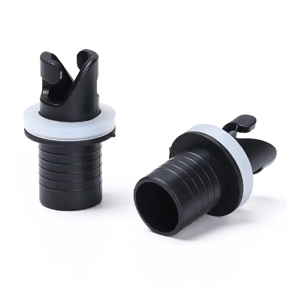 Water Sports Inflatable Boat Connector – PVC Nylon Air Valve Caps, Screw Hose Adapter & Raft Foot Pump for Fishing Kayak Accessories