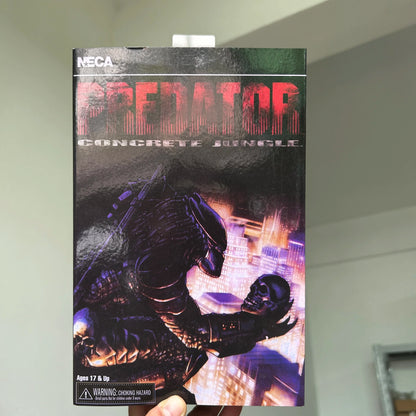 NECA Predator Clan Leader Action Figure — Deluxe Concrete Jungle Alien Warrior Model Toy & Desk Decor Gift