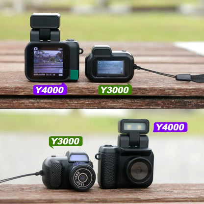 2025 New Mini DV Camera Y4000 HD 1080P – Portable Pocket Audio Video Recorder with Screen for Kids & Students