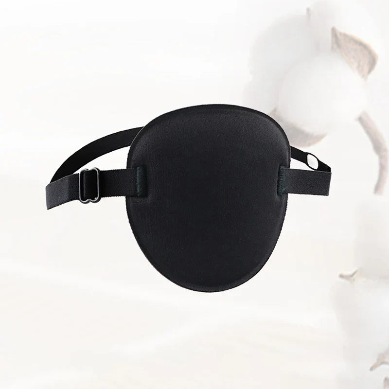 Adjustable Single Eye Patch – 3D Foam Breathable Eyeshade Medical Eye Mask for Strabismus & Amblyopia Training Therapy Use