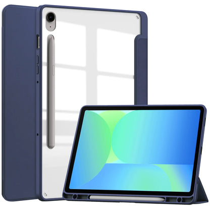 Samsung Galaxy Tab S10 FE 2025 Case — 10.9″ Tablet Cover with Pencil Holder for SM-X520/X526B & S9 FE