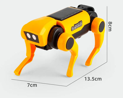 Solar Powered Robot Dog Kit – DIY STEM Science Experiment Toy for Kids, Educational Puppy Model, Christmas Gift