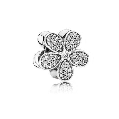 Europe 925 Silver Family Charm Pendant - Boy, Girl, Mom & Sisters Bead for Pandora Bracelet, Sparkling Dangle Jewelry