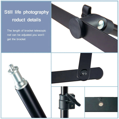 26CM Ring Light Tripod Stand: Photography Lighting for Phone, LED Selfie Ringlight with Remote - Ideal for Video, YouTube, and Live Cooking