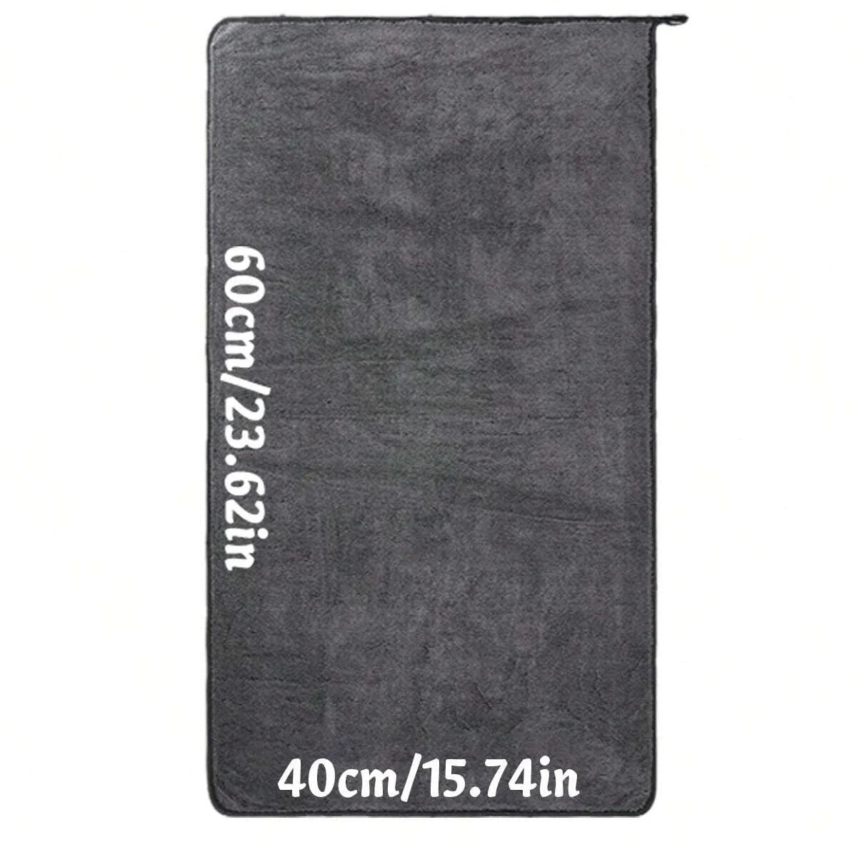 Dark Gray Car Microfiber Towel - Oversized Highly Absorbent Car Wash & Cleaning Cloth