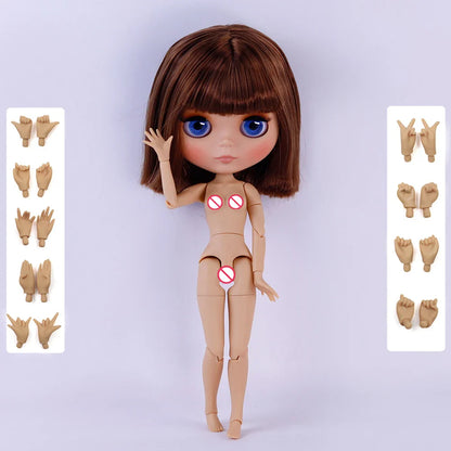 ICY DBS Blyth 1/6 Joint Doll – 30cm Tan Skin Matte Face BJD Girl Doll Toy Gift