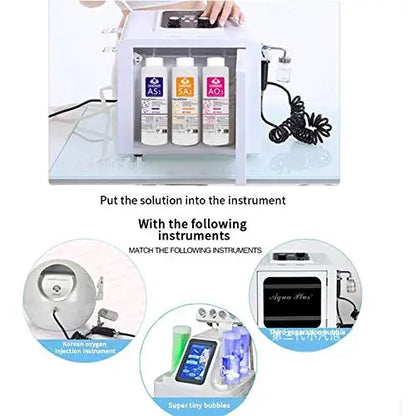 3pcs 1200ML Hydra Liquid Face Serum – Aqua Peel Solution AS1 SA2 AO3 for Beauty Machine & Deep Skin Cleaning