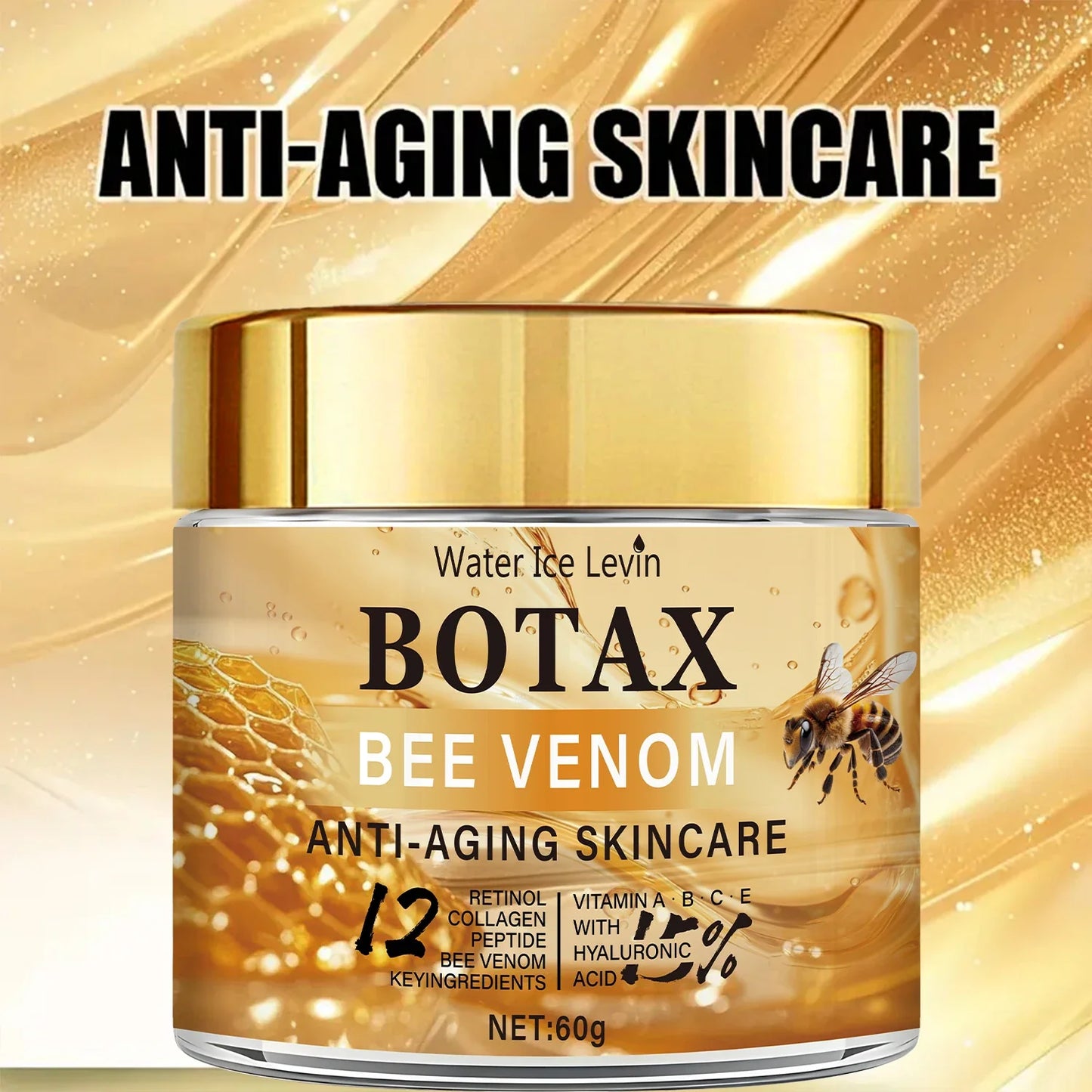 Botax Bee Venom Cream - Deep Wrinkle Care, Skin Firming & Rejuvenating Moisturizer 60g