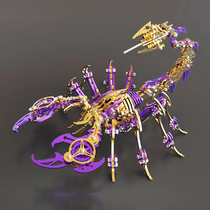 3D Metal Mechanical Insect Puzzle – Anti-Stress Assembly Toy Kit for Kids and Adults