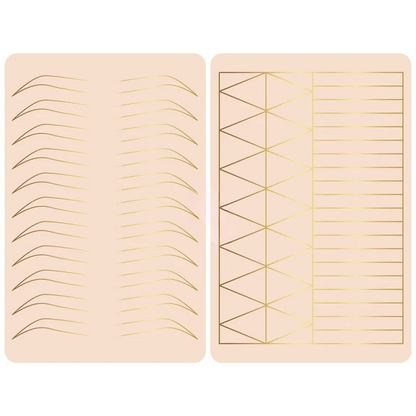 Microblading Practice Skin for Eyebrows & Lips – 2-Sided Thick Permanent Makeup Training for Beginners (No Ink Required)