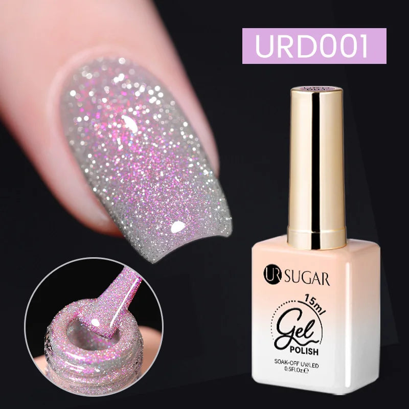 UR SUGAR 15ml Jelly Gel Polish - Milky White Translucent UV Soak Off Nail Art Varnish