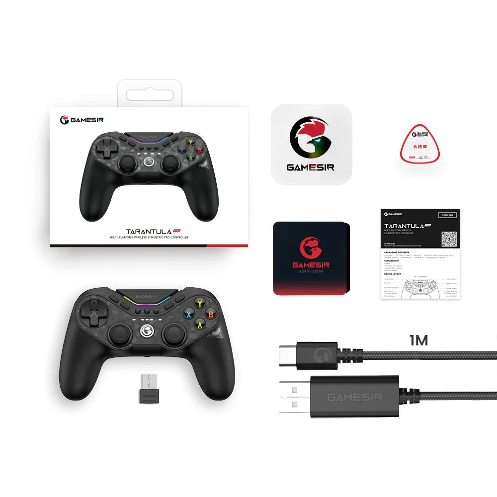 GameSir Tarantula Pro Switch Controller | Hall Effect Gamepad with 9 Programmable Buttons for Nintendo Switch, iPhone & Android