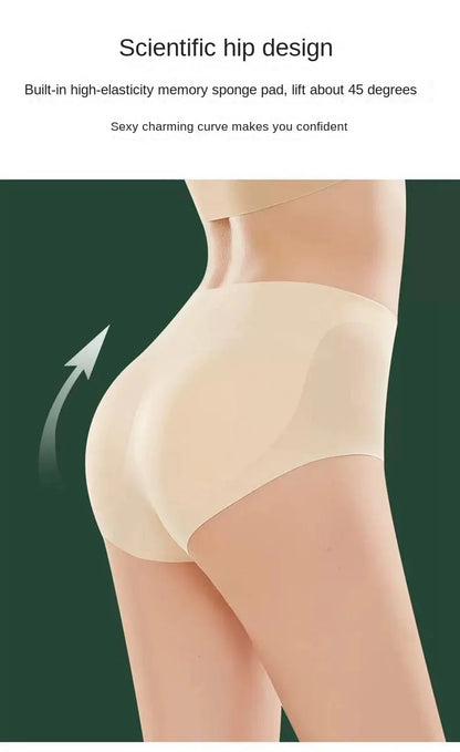 Summer Seamless Bodyshaper Panties – Silicone Hip & Butt Pads, Push-Up Briefs, Sexy Bum Lifter Lingerie