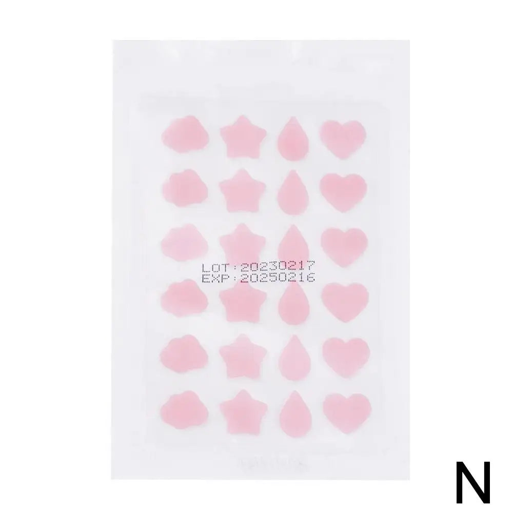 72pcs Invisible Anti-Acne Pimple Patches – Hydrocolloid Waterproof Spot & Mark Repair Stickers