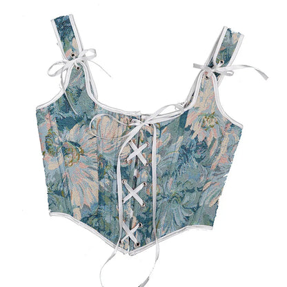 Sexy Lolita Underbust Corset – Slimming Bandage Bustier Top for Women Lingerie & Elegant Streetwear