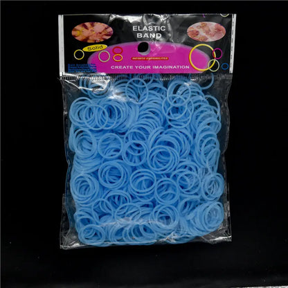 Pantone Color Rainbow Rubber Bands for Loom Bracelets – Western European Style DIY Arts & Crafts Kit
