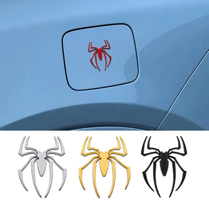 Universal 3D Metal Spider Car Sticker - Chrome Badge Emblem Decal for Auto Styling and Decoration - Exterior Car Accessories
