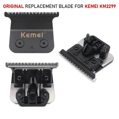 Original Replacement Blade for Kemei KM-2299 Clipper - Professional Hair Trimmer Cutting Knife Head, Parts & Accessories