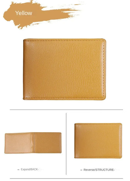 PU Leather Driver License Holder — Car Document Wallet for ID, Pass, Certificate, and Card Storage