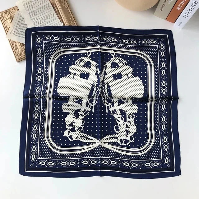 New 2024 Pashmina Scarf – 100% Mulberry Silk Small Shawl, Summer Beach Poncho, Women’s Hijab, Bandana & Kerchief 53x53cm