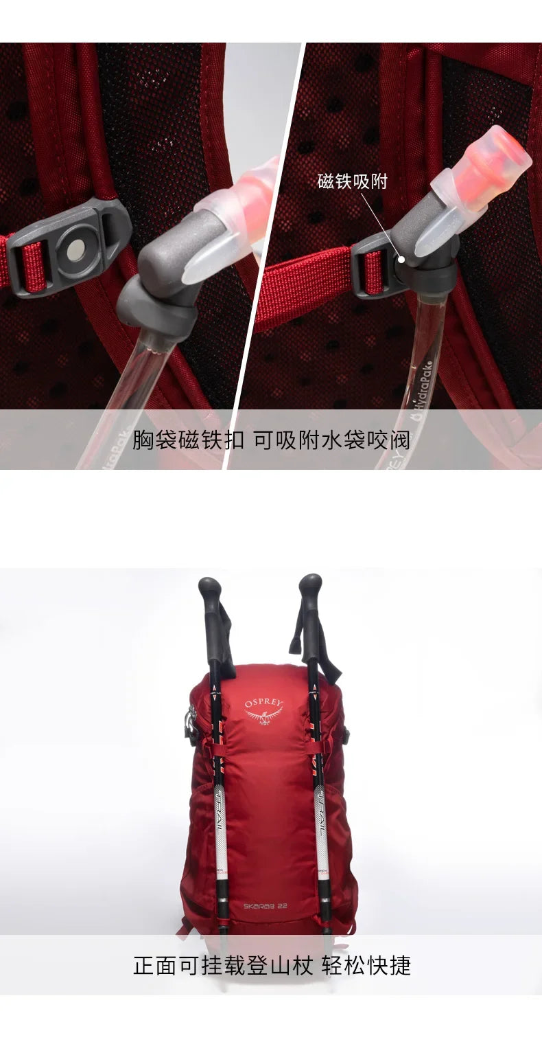 Osprey Professional Outdoor Backpack - Beetle Kitty 22L & 30L Hiking & Camping Bag for Men & Women, Waterproof