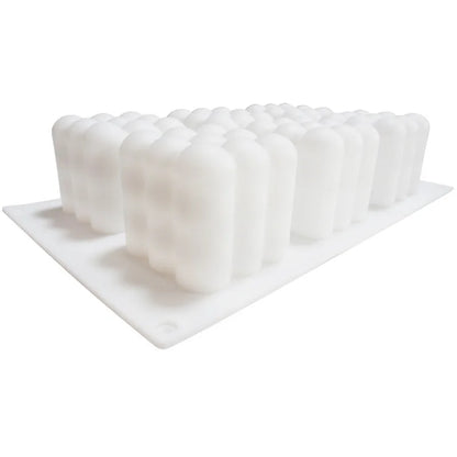 6 Cavity Large Bubble Silicone Mold – Candle, Mousse Cake, Chocolate, & Aromatherapy Soap Making Supplies for Home Decor