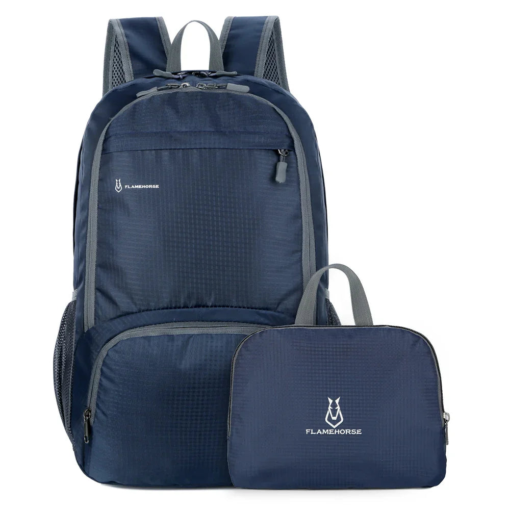 Lightweight Foldable Backpack - Waterproof Packable Daypack for Men & Women, Travel, Hiking, Outdoor Cycling & Camping Bag