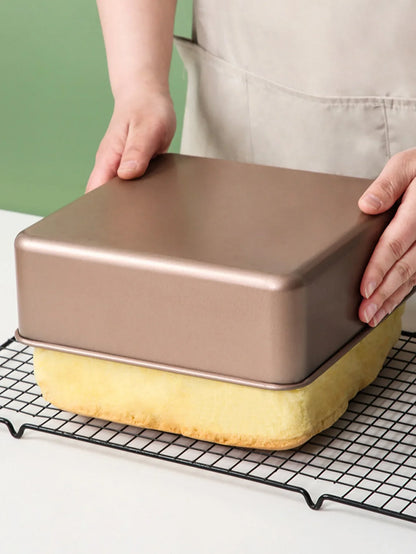 7/8/9 Inch Square Cake Mold – Sponge and Fluffy Cake Pan for Family Baking, Pastries, Cookies, and Chocolate Making