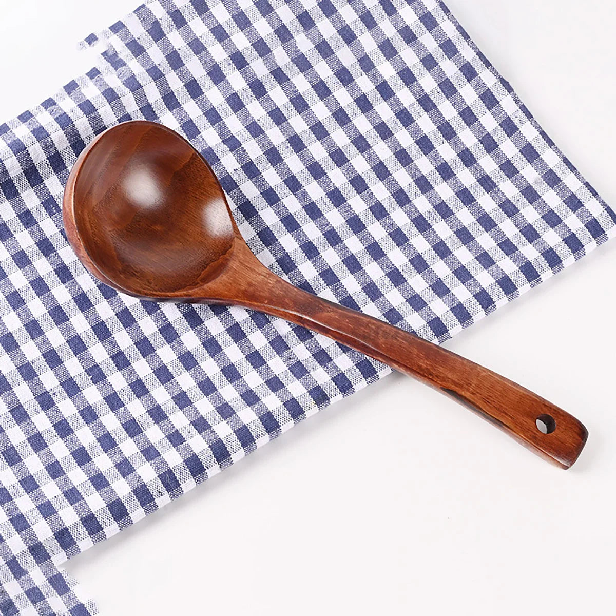 Komu Wooden Soup Ladle — Non-Stick Kitchen Utensil for Cooking, Tableware & Catering Supplies