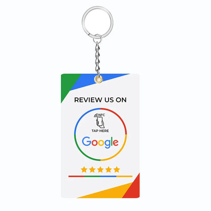 Universal NFC Google Review Cards – Instagram & Facebook Tap-to-URL Social Business Cards for Android & iPhone