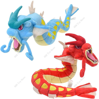 Hot Sale Pokémon Plush Toys – Mega Rayquaza, Gyarados, Dragonair, Mimikyu, Lucario, Horsea, Charizard Soft Stuffed Peluche for Kids Xmas Gift