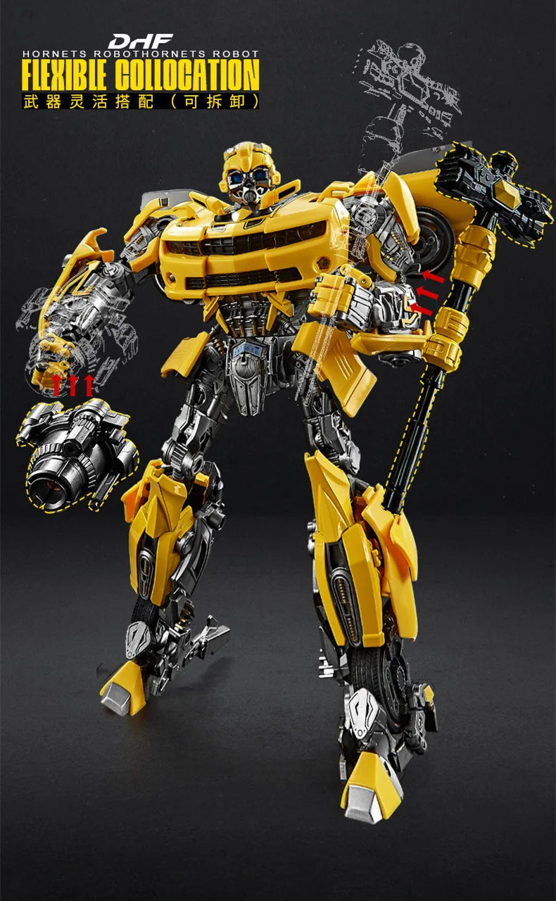 Autobots Transformation Toy – 28cm Alloy Warhammer Bumblebee Action Figure, Boy’s Birthday Gift