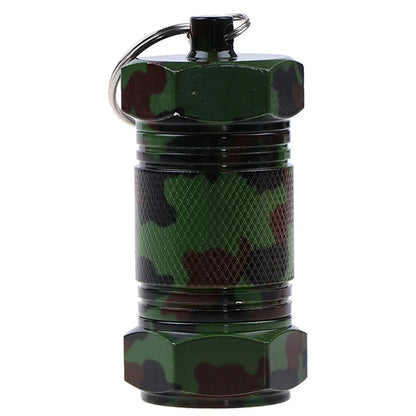 Waterproof Aluminum Pill Case – Capsule Container for Medicine & Outdoor Emergency Storage