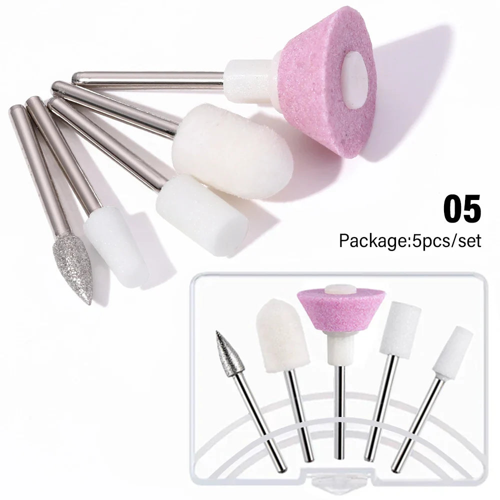 LINMANDA 6-in-1 Electric Nail Drill Kit – Portable Manicure Machine for Nail Filing, Polishing & Removal Tools