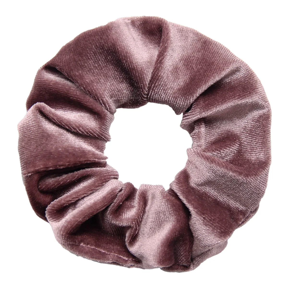 Vintage Velvet Hair Scrunchies for Women & Girls – Solid Color Ponytail Holder Elastic Hair Bands, Soft Fashion Hair Ties Accessories