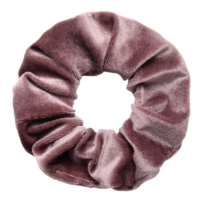 Vintage Velvet Hair Scrunchies for Women & Girls – Solid Color Ponytail Holder Elastic Hair Bands, Soft Fashion Hair Ties Accessories