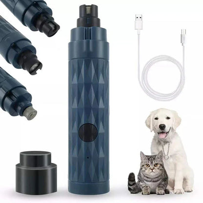 New Electric Dog Nail Clippers - Pet Claws Cutter Grinders with LED Light, Cat Paws Nail Grooming Trimmer Cleaning Supplies