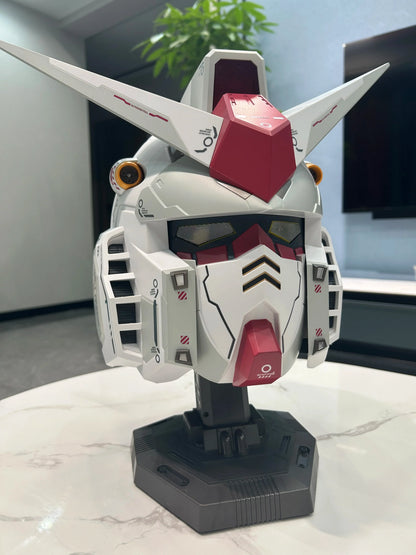 Bandai Gunpla RX-78 Gundam Head Collection – Wearable Robot Kit Action Figure, Cosplay Model for Kids, Halloween & Christmas Gift