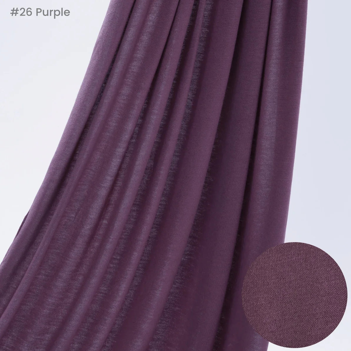 29 Color Jersey Hijab Scarf - Solid Cotton Stretch Muslim Head Wrap Turban Shawl