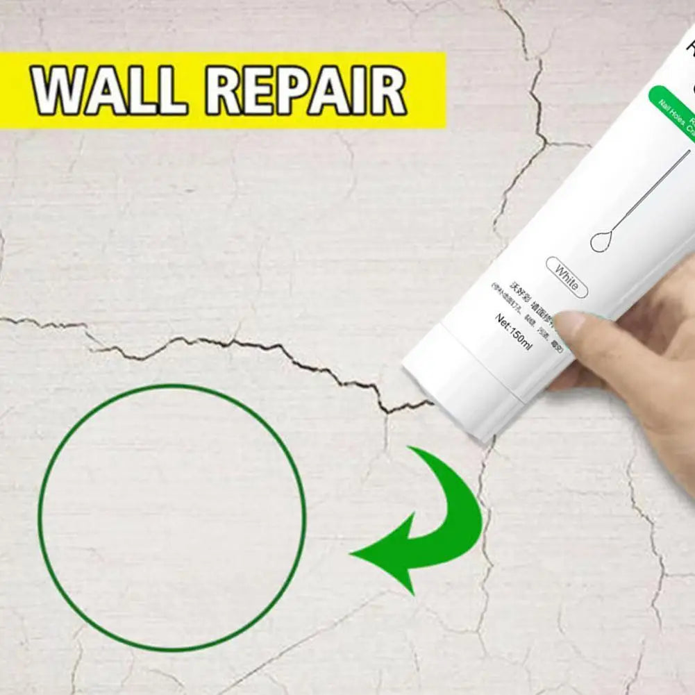 150ml Waterproof Wall Repair Sealant – Quick-Drying, Mildew-Proof Crack Mending Agent for White Wall Restoration