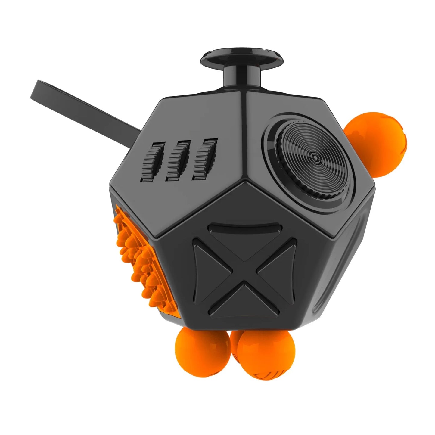 Fidget Cube EDC – 12-Sided Anti-Stress Sensory Toy for Kids & Adults, ADHD, Autism, Focus Relief