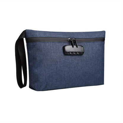 Smell-Proof Pouch with Combination Lock – Easy Storage Bag for Travel & Home Use